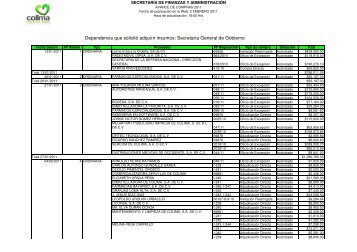 Secretaría General de Gobierno - Gobierno del Estado de Colima