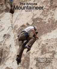 Mountaineer - Arizona Mountaineering Club