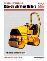 Ride-On Vibratory Rollers - Heavy Equipment Rental