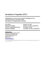 Invitation to Negotiate (ITN) - Florida State Board of Administration