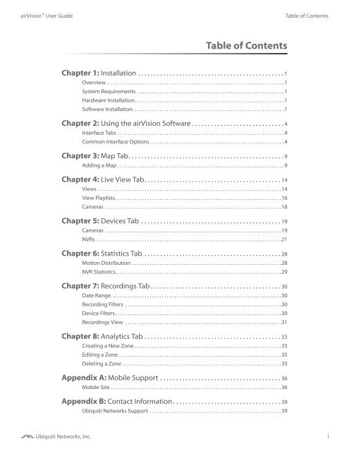 airVision User Guide - Ubiquiti Networks