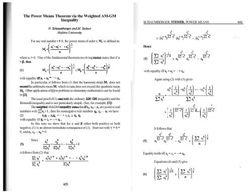 Vol. 10 No 5 - Pi Mu Epsilon