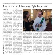 Deacon Kyle Pedersen - The Episcopal Diocese of Connecticut
