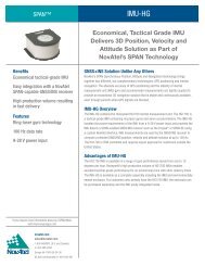 IMU-HG Datasheet - Canal Geomatics