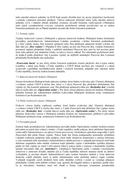 Informační memorandum.pdf - Statutární město Liberec