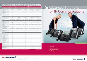 Advanced Solutions for IP Communications