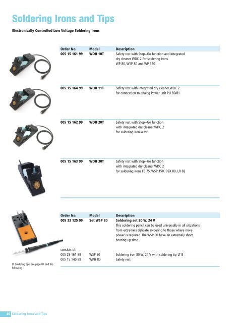 Soldering Irons and Tips