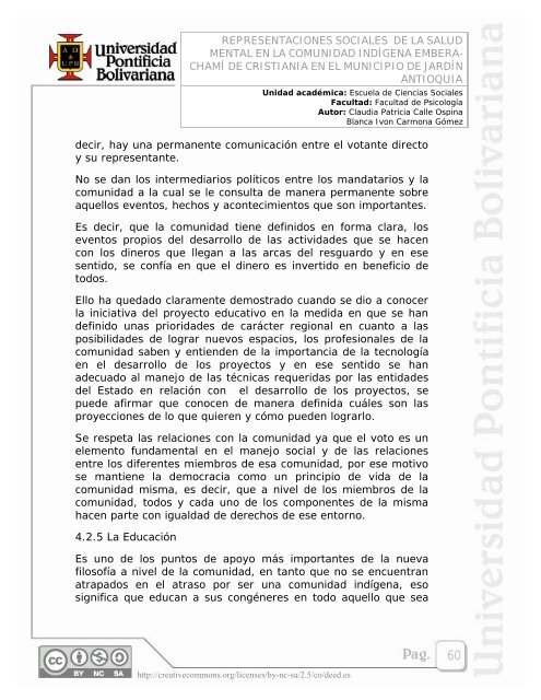 REPRESENTACIONES SOCIALES DE LA SALUD MENTAL ... - EAV