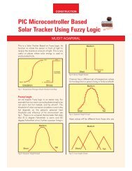 PIC Microcontroller Based Solar Tracker Using ... - Electronicsmaker