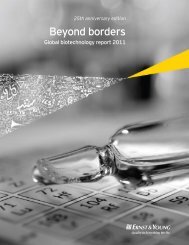 Beyond borders Global biotechnology report 2011 - Ernst & Young