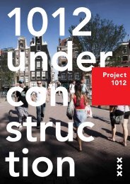 1012 Project booklet 'Under Construction' (PDF) - I amsterdam