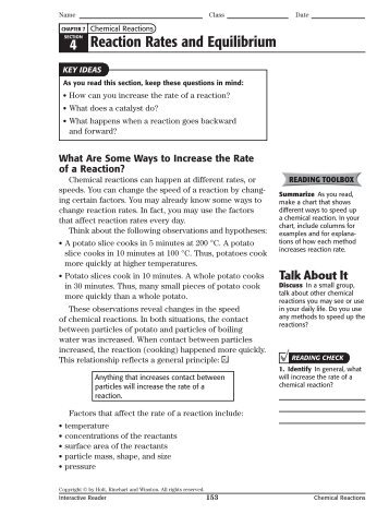 7.4 Reaction Rates Interactive Guide - Lower Cape May Regional ...