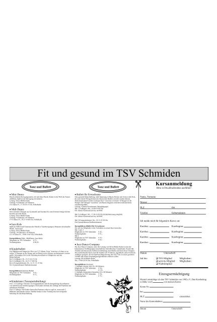 MUSKELkater - TSV Schmiden