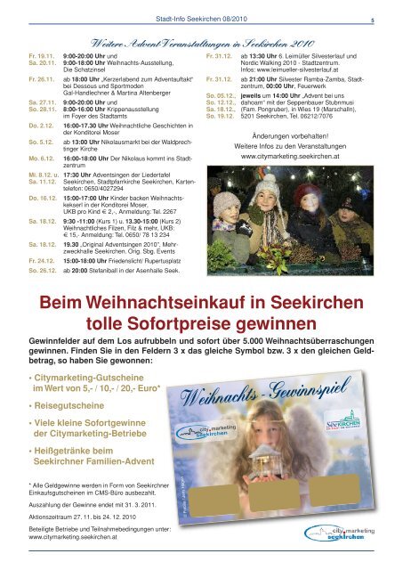 Stadt-Info 08/2010 (November) (1,71 MB - Seekirchen