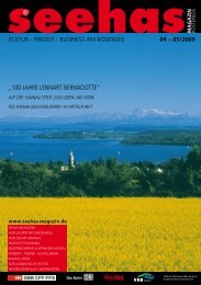 freizeit - business am bodensee - Seehas Magazin