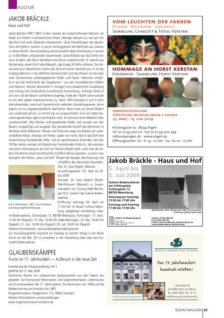 freizeit - business am bodensee - Seehas Magazin