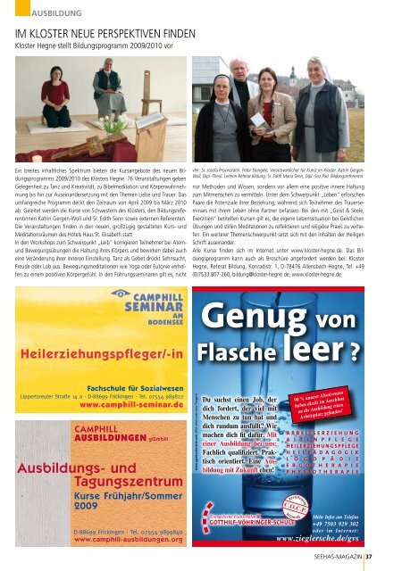 freizeit - business am bodensee - Seehas Magazin