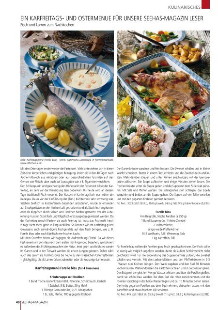 freizeit - business am bodensee - Seehas Magazin