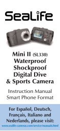 Mini II (SL330) Waterproof Shockproof Digital ... - Sealife Cameras