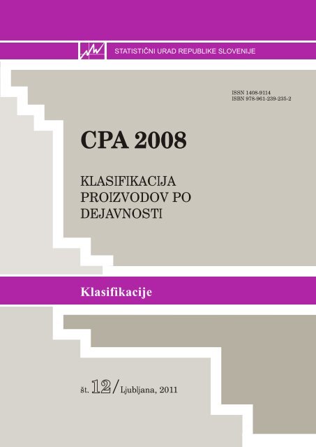 CPA 2008 - StatistiÄ ni urad Republike Slovenije
