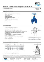 S-1155/S-1255 Resilient seat gate valve DN 50-65 - Kongsberg ...