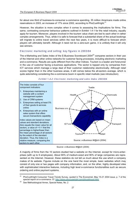 The European e-Business Report 2004 - Berlecon Research GmbH