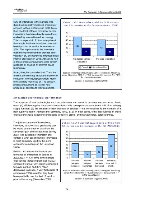 The European e-Business Report 2004 - Berlecon Research GmbH