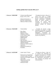 Şedinţa publică din 16 martie 2010, ora 9 - Curtea Constituţională a ...