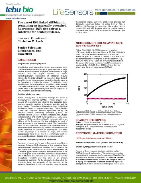 Application Note DiUb K63 - tebu-bio