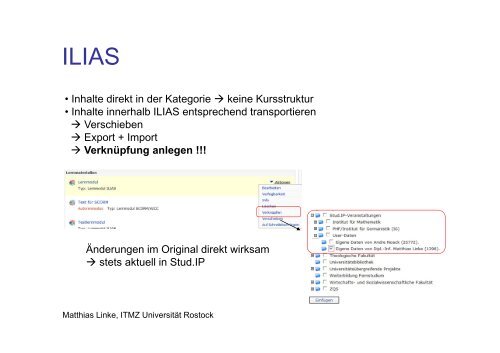 Stud.IP - Schnittstelle - Universität Rostock