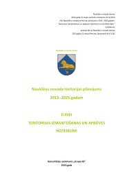 Teritorijas izmantoÅ¡anas un apbÅ«ves noteikumi