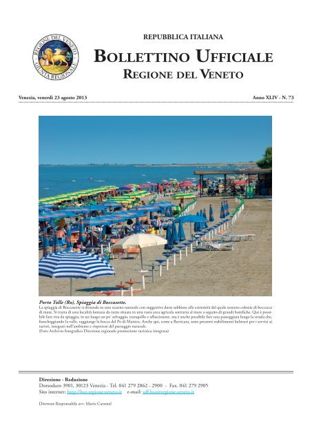 Bur N 073 Del 23 Agosto 2013 - Associazione Realtà Veneta