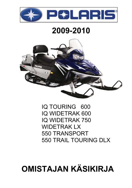 2009-2010 OMISTAJAN KÃ„SIKIRJA - Polaris