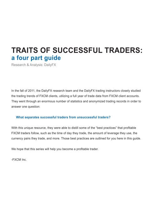 fxcm-traits-of-successful-traders-guide