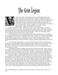 The Grim Legion - WRAITH The Oblivion LARP