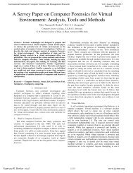 A Servey Paper on Computer Forensics for Virtual ... - ijcsmr