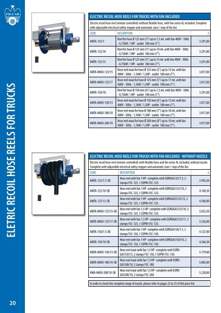 Price List - May 2007 FILCAR S.p.A.