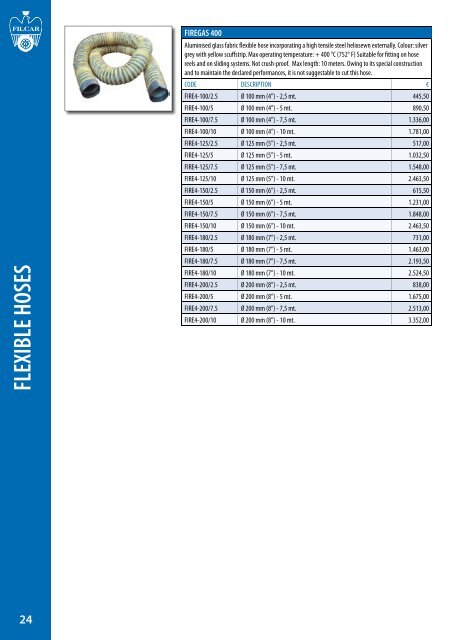 Price List - May 2007 FILCAR S.p.A.