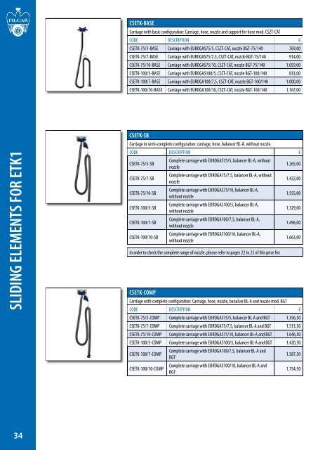 Price List - May 2007 FILCAR S.p.A.