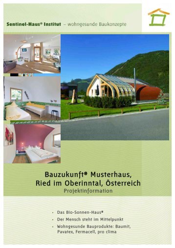 Bauzukunft® Musterhaus, Ried im Oberinntal, Österreich