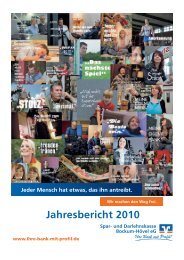 Förderbericht 2010 - Spar- und Darlehnskasse Bockum-Hövel eG