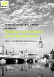 Subject guide 3 (PDF, 422 kB) - Met Office