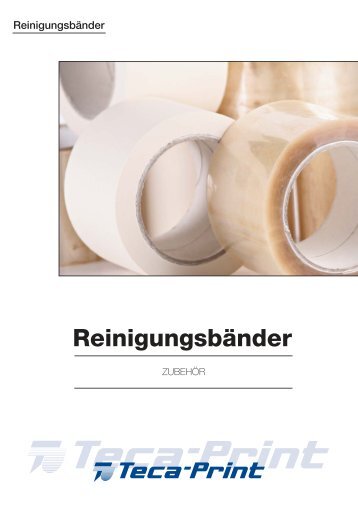 Reinigungsbänder - Teca-Print AG