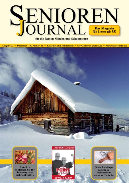 Ausgabe 22 - Dez. / Jan. 2010/11 - Senioren Journal