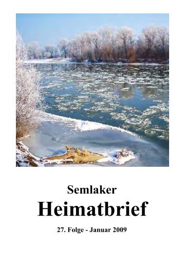Heimatbrief - HOG Semlak