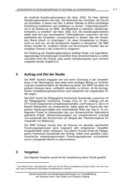 WWF-Studie zu Erfolgsfaktoren in der Umweltbildung (PDF, 1,3 MB)