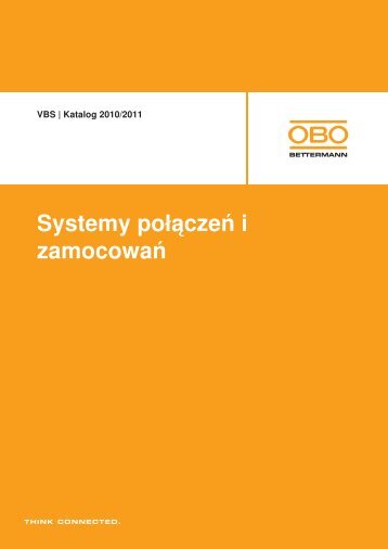 VBS | Systemy obejm BBS - OBO Bettermann