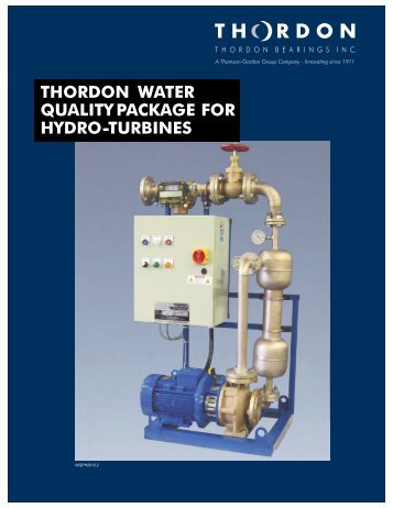 Water Quality Package Brochure for Hydro ... - Thordon Bearings