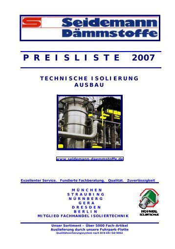 A 2007 - bei Seidemann-Daemmstoffe