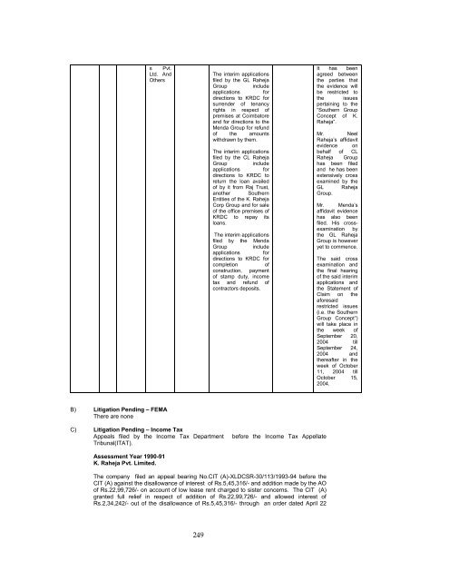 Shopper's Stop Limited - Securities and Exchange Board of India